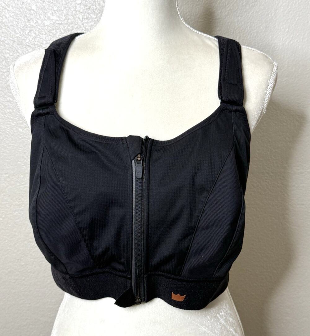 Shefit 4 Luxe Sports Bra Black Ultimate High Impact Front Close